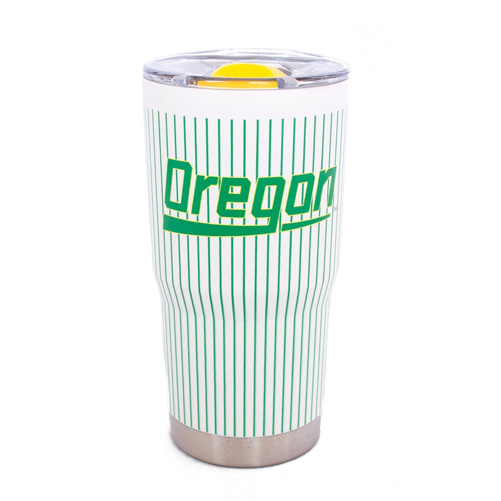 Ducks Spirit, White, Tumblers, Metal, Home & Auto, Baseball, Gametime Sidekicks, 20 ounce, Stainless Steel, Double Walled, 962123